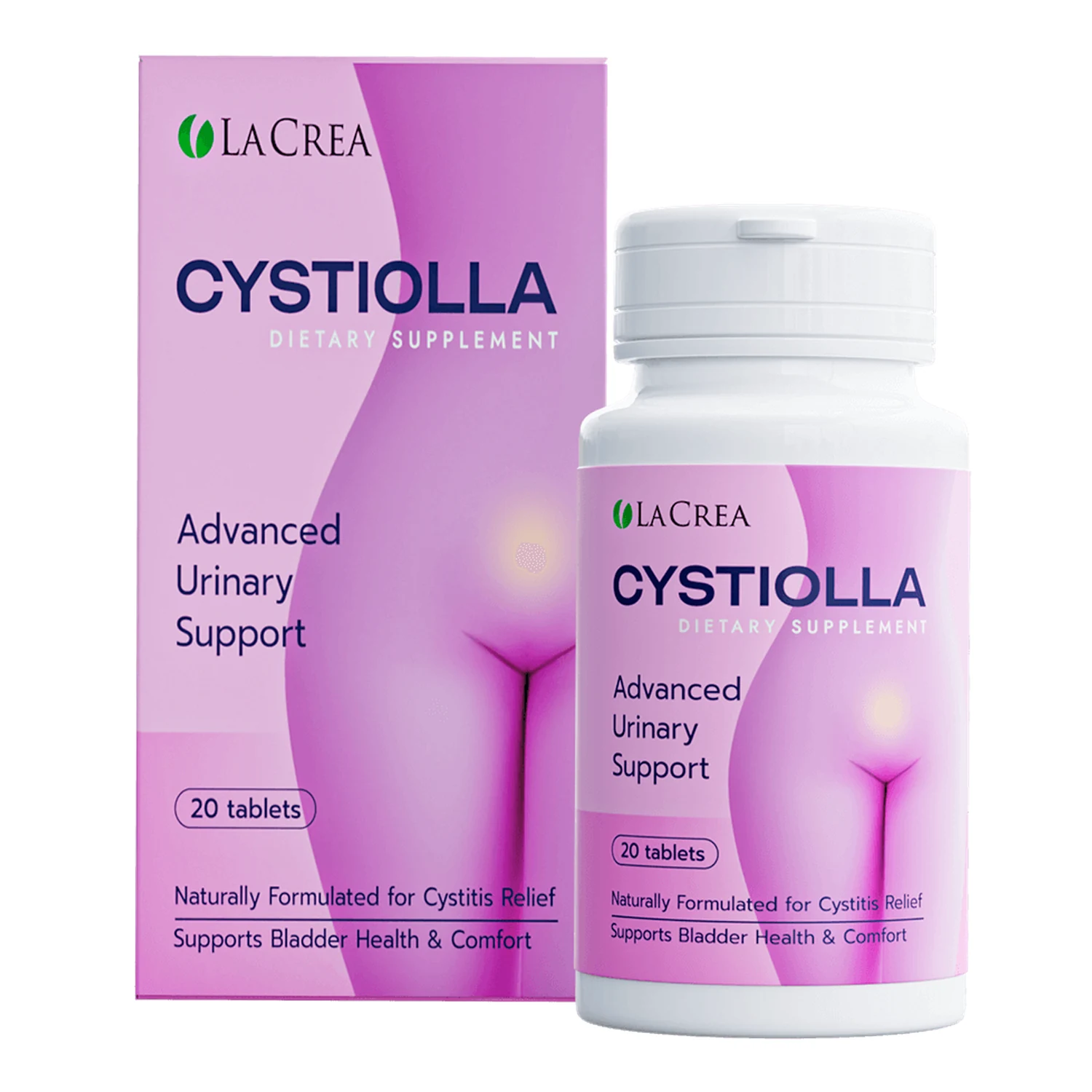 Cystiolla - натурални капсули за здравето на пикочните пътища, бутилка 60 капсули Cystiolla